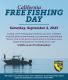 NO FISHING LICENSE REQUIRED DAY