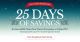 Tackle Warehouse All 25 Days of Savings Revealed. 10% Off Gift Cards Ends Soon!