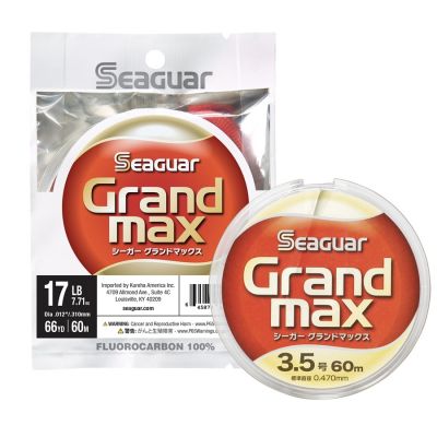 Seaguar&nbsp;Grand Max Fluorocarbon Leader
Seaguar Grand Max is a specially formulated leader material with low stretch and excellent strength and sensitivity. Created in Japan in 1999, Grand Max is a class of its own for leader material and made with Seaguar's exclusive double-structure process, which creates small diameters and exceptional knot and tensile strength. Spooled onto pocket-thin spools, it fits anywhere and multiple spools can be snapped together for added convenience.
Palaniuk's initial thoughts on Grand Max had nothing to do with the line itself; instead, they were about the spool design. "The spools are awesome and way more compact. I love how you can stack them together in a much more manageable size," he said. "The line is phenomenal as a leader material with such thin diameters. I also like the addition of the 7 lb. test because sometimes 6 is a little too light, and you want something thinner than 8 lb. for those pressured fisheries with clear water."
Grand Max comes on 60-meter spools, which is 66 yards and is available in sizes from 2 lb. to 40 lb. tests, including unique pound test sizes: 3, 7, 17, and 35 lb. tests.
For more information, call 502-883-6097, write Kureha America Inc., 4709 Allmond Ave., Suite 4C, Louisville, KY 40209, or visit us at&nbsp;www.seaguar.com&nbsp;or on Facebook.