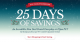 Tackle Warehouse - 25 Days of Savings & 10% Off Gift Cards‏