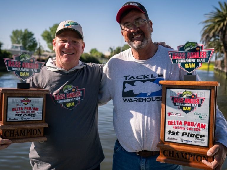 Phil Tilbury Triumphs at BAM Tournament Trail on California Delta - Tilbury’s pattern included slow rolling a ChatterBait in sparse grass in lower tide.