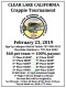 100% Payback Clear Lake Crappie Tournament #2 | February
