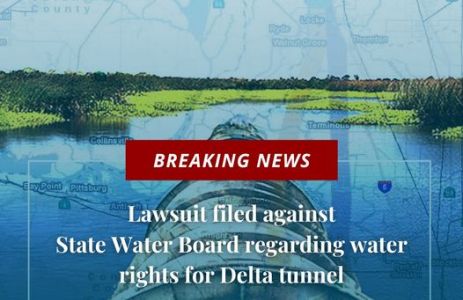Lawsuit filed for Delta tunnel