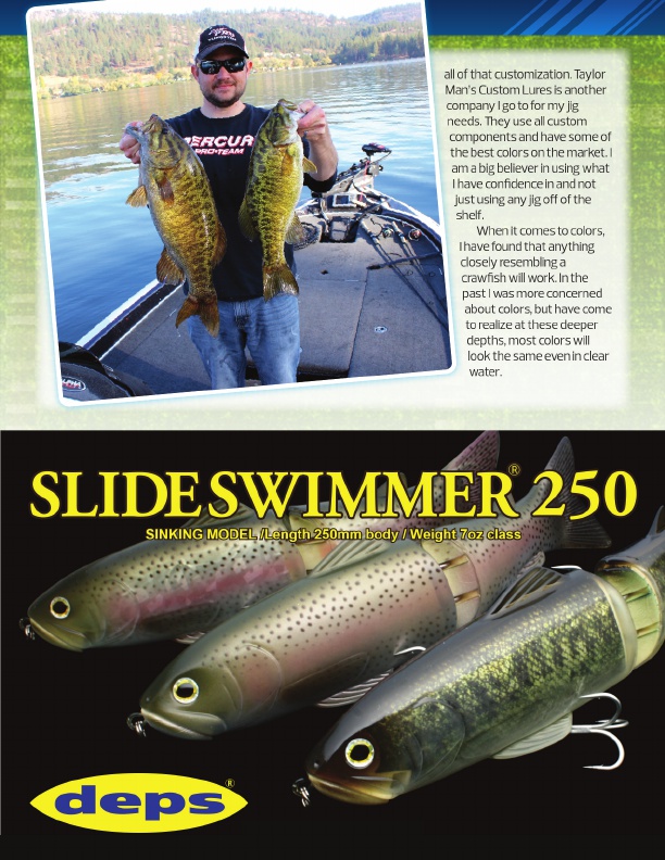 Westernbass Magazine - FREE Bass Fishing Tips And Techniques - Winter 2014, Page 38
