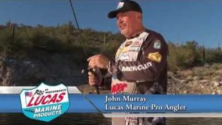 Lucas Marine Pro Bass Angler John Murray uses Lucas Reel Oil