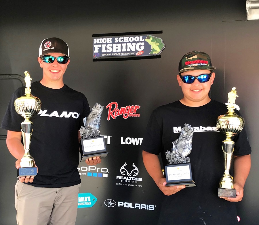 Kaneko and De Fremery Win FLW High School Fishing Open at Clear Lake |  Westernbass.com