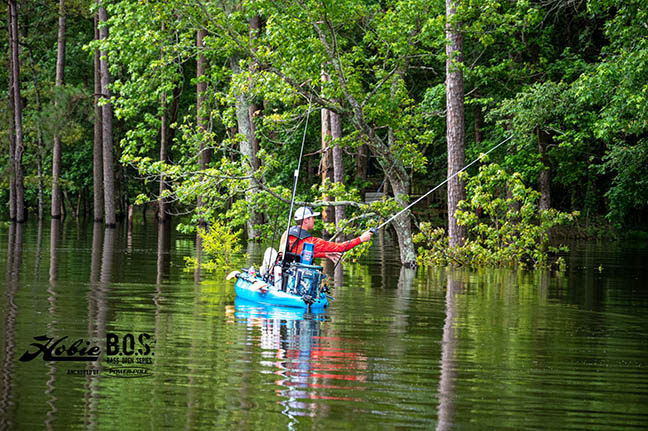 HOBIE B.O.S. ANCHORED BY POWER-POLE ANGLER OF THE YEAR (A.O.Y.